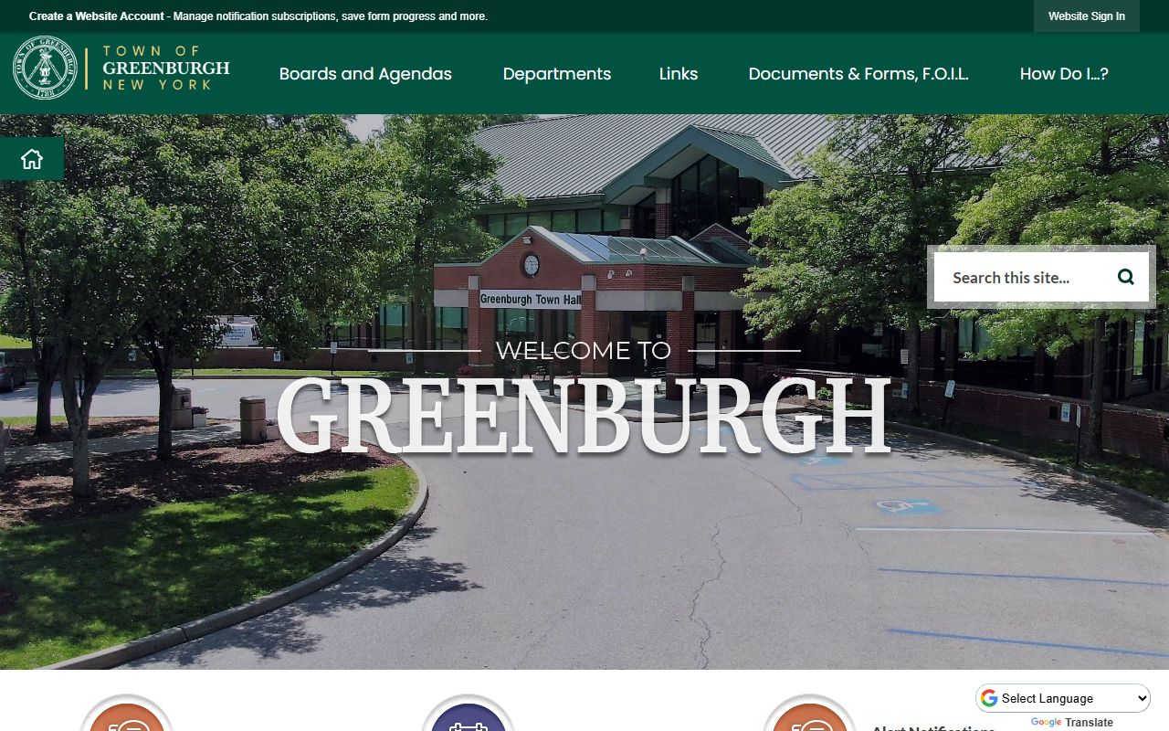 Town of Greenburgh official criminal records resources in Westchester County