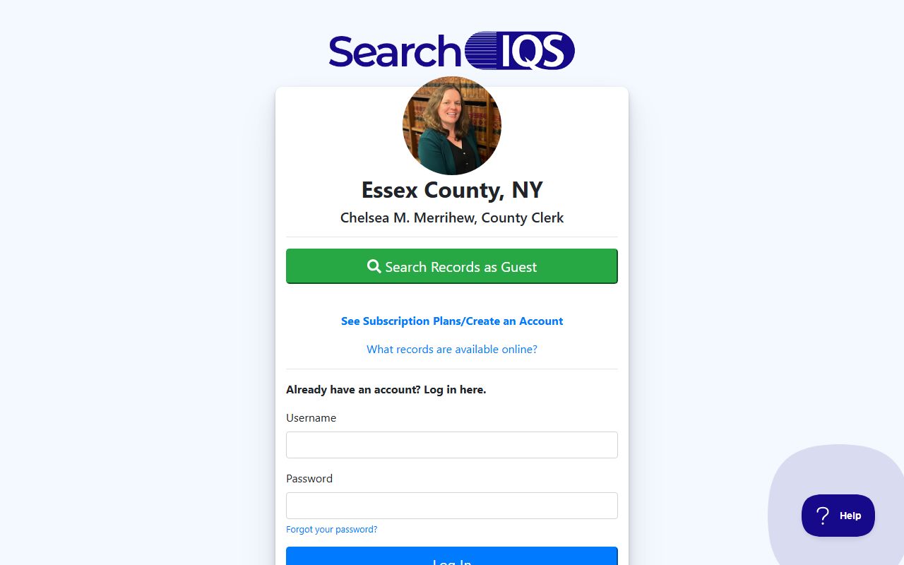 Essex County online records search for criminal records
