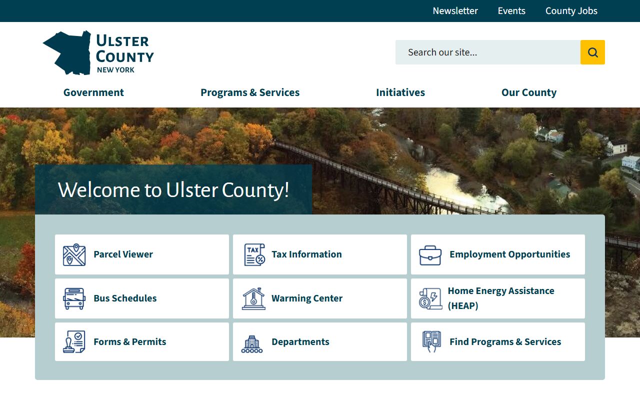 Ulster County Clerk website for criminal records in Kingston NY