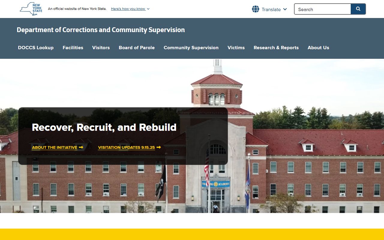 DOCCS inmate lookup for Queens County criminal records